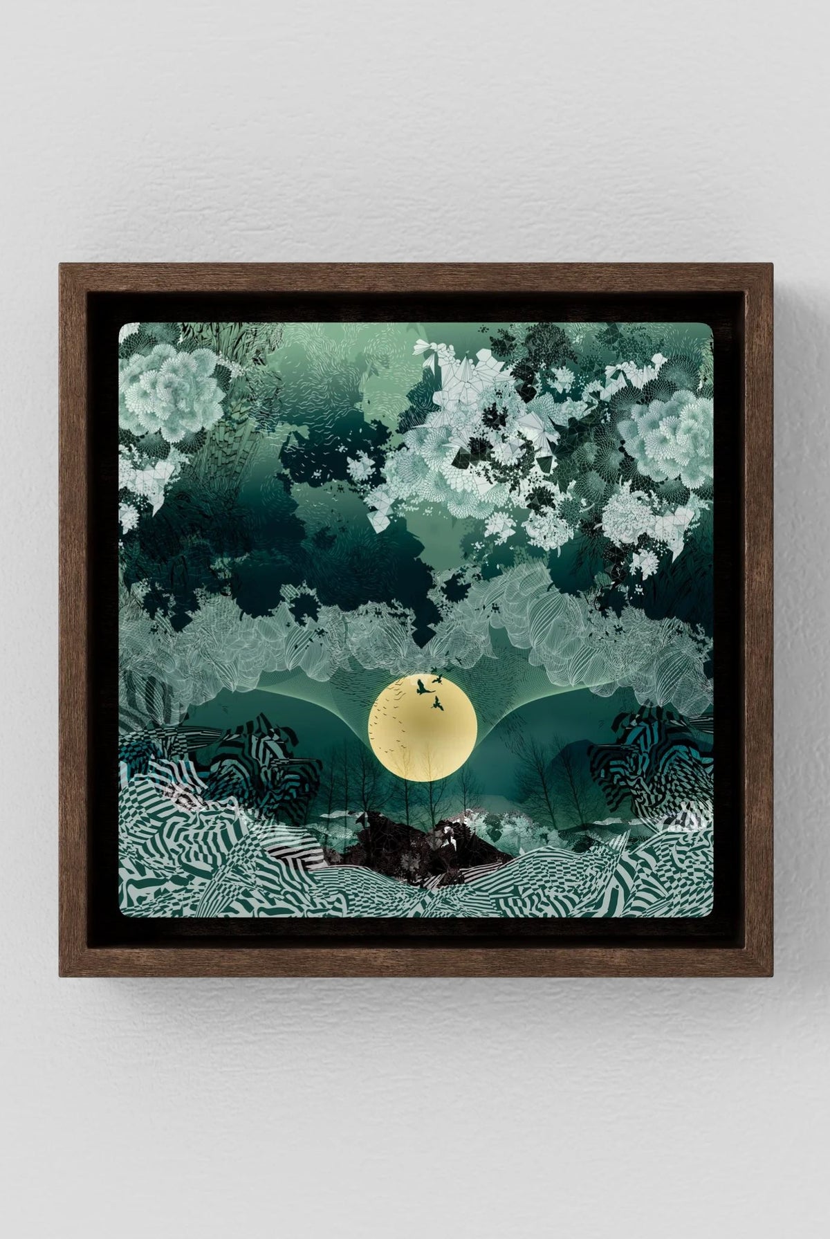 New Moon Canvas Print - Square