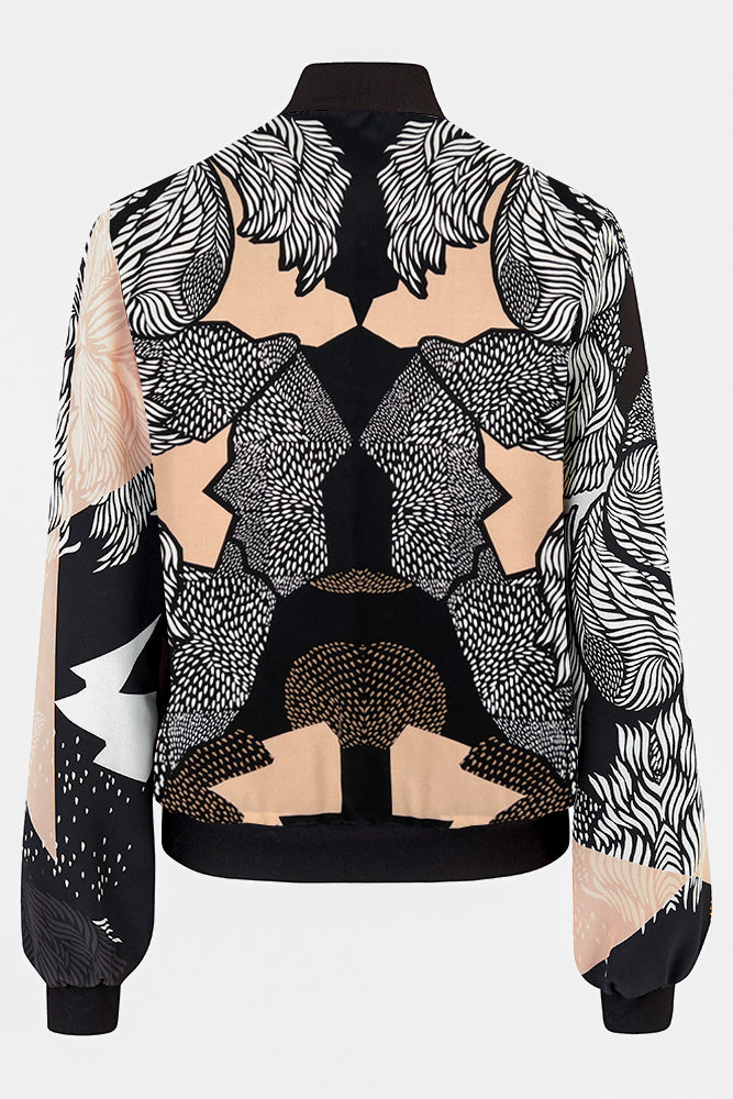 Farrow Silk Bomber Jacket