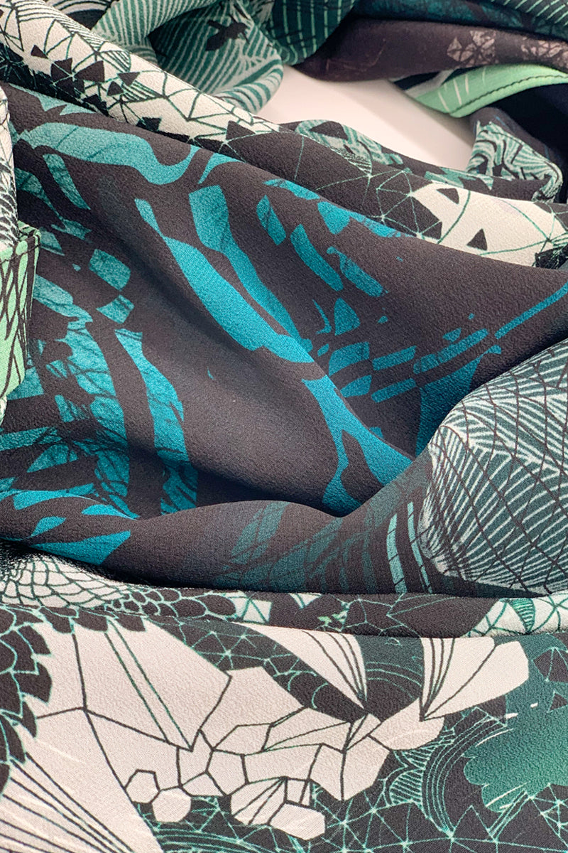 sophie darling new moon crepe de chine scarf large close up