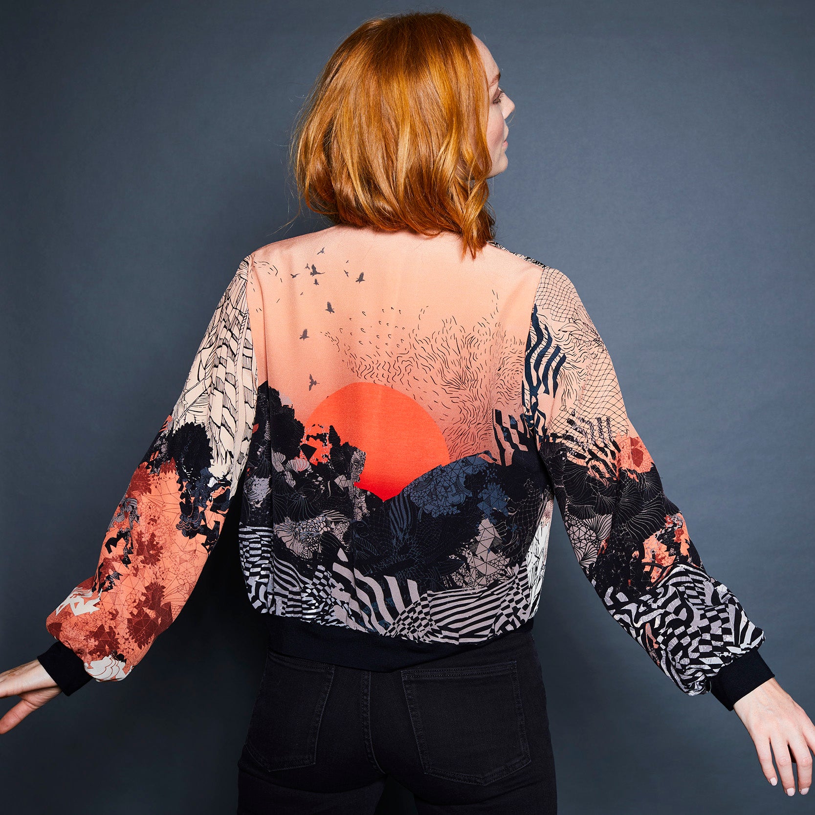 Sophie Darling Silk Bomber Jackets