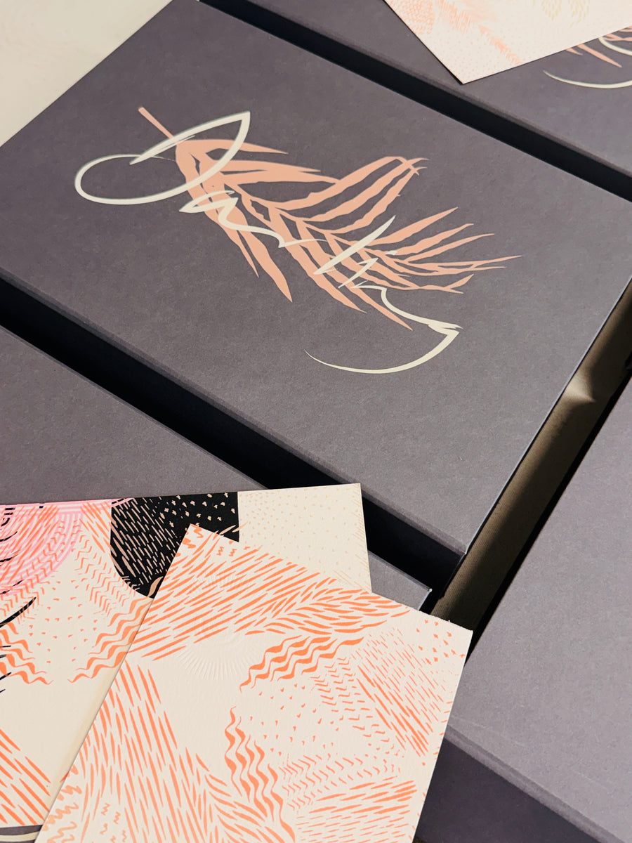 Add a Hand printed box
