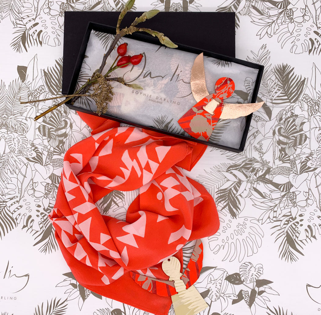 Sophie Darling Personalised Gift Wrap With Scarf