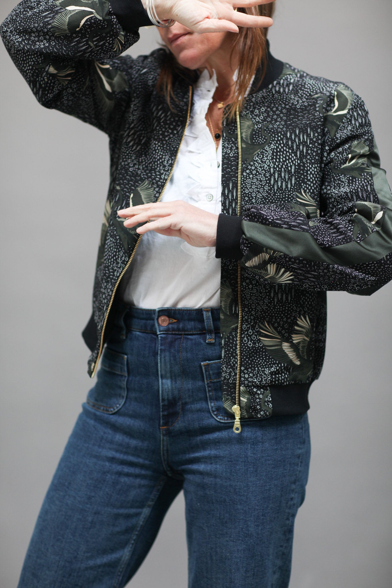 Snake print hotsell bomber jacket