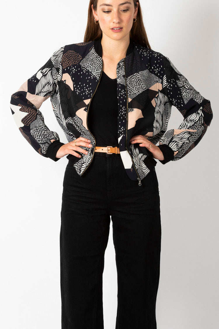Snake hotsell print bomber